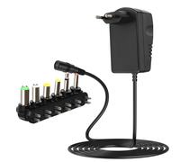 Max excell Multi-Device Sector Charger 30W Adjustable 3-12V with 6 Included Tips