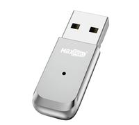 Max excell USB Bluetooth Receiver for Laptop or Desktop, Grey