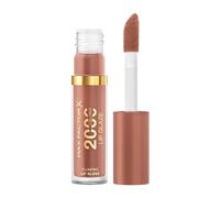 Max Factor 2000 Calorie Lip Glaze Caramel Swish, Full Shine Lip Gloss, Nourishing with Hyaluronic Acid & Squalane, Instant Plump, Non-Sticky, Vanilla-Milk Scent, Fuller Looking Lips