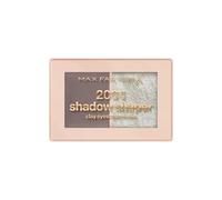 Max Factor 2000 Calorie Shadow Shaper Duo Eyeshadow Palette, 40 Umber Spark - With Matte & Shimmer Shades - 2-Step Eye Contour - Bouncy Clay-to-Powder Formula, 4g