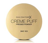 Max Factor Creme Puff Pressed Compact Powder, Glowing Formula for All Skin Types, 005 Translucent, 21 g