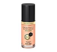 Max Factor Facefinity 3-in-1 All Day Flawless Liquid Foundation, SPF 20 - 32 Light Beige, 30 ml
