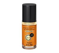 Max Factor Facefinity 3-in-1 All Day Flawless Liquid Foundation, SPF 20 - 91 Warm Amber, 30 ml