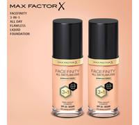Max Factor Facefinity 3 in 1 All Day Liquid Foundation SPF 20 45 Warm Almond 30m