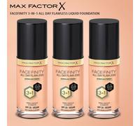 Max Factor Facefinity 3 in 1 All Day Liquid Foundation SPF 20 45 Warm Almond 30m