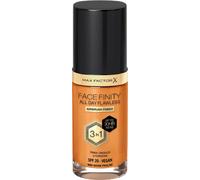 Debenhams Facefinity All Day Flawless 3 in 1 Vegan Foundation in Warm Praline | Size: 30ml