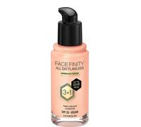 Max Factor Facefinity 3-in-1 Liquid Foundation, Vegan Oil-Free SPF20, 030 Porcelain 30ml