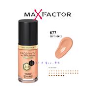 MAX FACTOR FACEFINITY ALL DAY FLAWLESS 3 IN 1 VEGAN FOUNDATION N77 SOFT HONEY