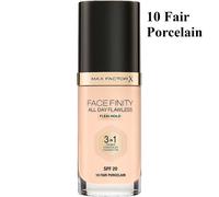 Max Factor Facefinity All Day Flawless 3 in 1 Foundation SPF20 30ml - 10 Fair Porcelain