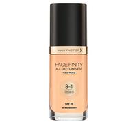 Max Factor Facefinity 3-in-1 All Day Flawless Liquid Foundation, SPF 20 - 44 Warm Ivory, 30 ml