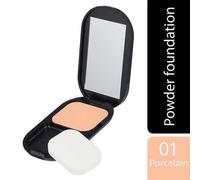 Max Factor Facefinity Refillable Compact Foundation, 001 Porcelain, Full Coverage, Flawless Matte Finish, Lightweight and Breathable, Blends Seamlessly, All Day Wear, SPF 20, Refillable, 10g