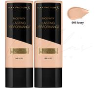 Max Factor Lasting Performance Liquid Foundation, Ivory, Full Coverage, Flawless and Radiant Finish, Lightweight Formula, Smudge Resistant, Non Pore-Clogging, Fragrance Free, 35ml