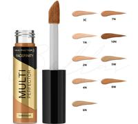 Max Factor Facefinity Multi-Perfector Concealer, All In One, Conceal Imperfections, Instant Brightening, Natural Finish, Lightweight, Vegan, Customisable Coverage - 4N, 11ml