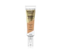 MAX FACTOR FOUNDATION MIRACLE PURE SIN-IMPROVING TUBE 30ML - 75 GOLDEN | NEW |