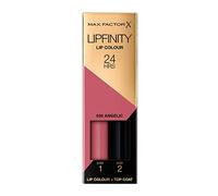 Max Factor Lipfinity Angelic, Long-Lasting, Two Step Lipstick, Vibrant Colour, Hydrating, Lasts 24 Hrs, Matte Lip Colour With Glossy Top Coat, 4.2g