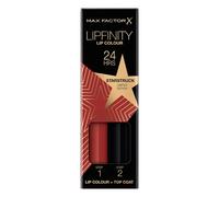 Max Factor Lipfinity Starstruck, Long-Lasting, Two Step Lipstick, Vibrant Colour, Hydrating, Lasts 24 Hrs, Matte Lip Colour With Glossy Top Coat, 4.2g