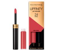 Max Factor Lipfinity Lip Colour Lipstick, 2-Step Long Lasting, 030 Cool, 2.3ml + 1.9g