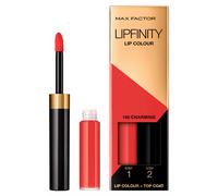 Max Factor Lipfinity Lip Colour Lipstick 2-Step Long Lasting 140 Charming 2.3ml + 1.9g