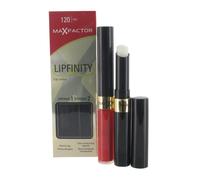 Max Factor Lipfinity Lip Colour Long-Lasting Lipstick With Balm Shade 120 Hot