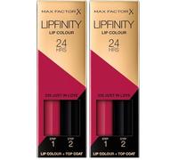 Max Factor Lipfinity Long-Lasting Two Step Lipstick - 335 Just In Love, 4.2g (Pack of 2)
