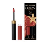 Max Factor Lipfinity Starstruck, Long-Lasting, Two Step Lipstick, Vibrant Colour, Hydrating, Lasts 24 Hrs, Matte Lip Colour With Glossy Top Coat, 4.2g