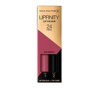 Max Factor Lipfinity Sweet, Long-Lasting, Two Step Lipstick, Vibrant Colour, Hydrating, Lasts 24 Hrs, Matte Lip Colour With Glossy Top Coat, 4.2g