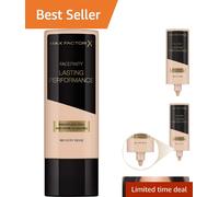 Max Factor Liquid Foundation 101 Ivory Beige - Long Wear & Radiant Natural Look