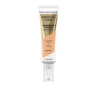 Max Factor Miracle Pure Liquid Foundation, Pearl Beige, Full Coverage, Flawless and Radiant Finish, Lightweight Formula, Smudge Resistant, Non Pore-Clogging, Fragrance Free, 35ml