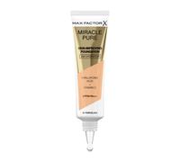 Max Factor Miracle Pure Liquid Foundation, Porcelain, Full Coverage, Flawless and Radiant Finish, Lightweight Formula, Smudge Resistant, Non Pore-Clogging, Fragrance Free, 35ml
