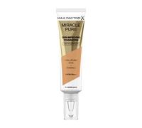 Max Factor Miracle Pure Liquid Foundation, Warm Sand, Full Coverage, Flawless and Radiant Finish, Lightweight Formula, Smudge Resistant, Non Pore-Clogging, Fragrance Free, 35ml