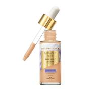 Max Factor Miracle Pure Skin Reset Serum Foundation 30-40 Fair to Light, 2-in-1 Serum Formula, Healthy Looking Skin, Medium Coverage, Satin Matte Finish, 2% Niacinamide, Dermatologically Tested
