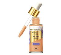 Max Factor Miracle Pure Skin Reset Serum Foundation, 50-70 Light To Medium Warm, 2-in-1 Serum Formula, Healthy Looking Skin, Medium Coverage, Satin Matte Finish, 2% Niacinamide, 30ml
