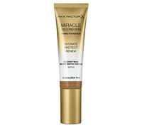 Max Factor Miracle Second Skin Hydrating Foundation, Golden Tan - 30 ml
