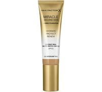 Max Factor Miracle Second Skin Hydrating Foundation, Medium Tan - 30 ml