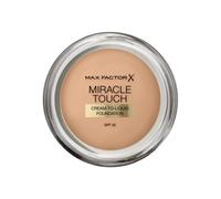 Max Factor Miracle Touch Foundation, New and Improved Formula, SPF 30 and Hyaluronic Acid, 60 Sand