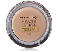 Max Factor Miracle Touch Foundation, New and Improved Formula, SPF 30 and Hyaluronic Acid, Vanilla
