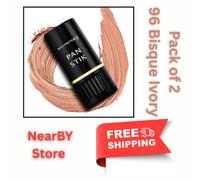 Max Factor PanStik Foundation x2 | 96 Bisque Ivory | Full Coverage & Dewy Finish