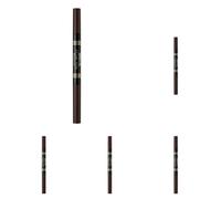 Max Factor Real Brow Fill and Shape Pencil, Deep Brown, 0.66 ml (Pack of 5)