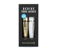 Max Factor REVIVE YOUR LASHES Boxed GIFT SET Contains LASH REVIVAL MASCARA Black + PRIMER (Both full size products)