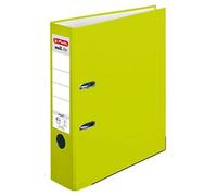 maX.File Protect Folder A4, Spine Width 8 cm, neon Green, 1 Piece 8cm neon green