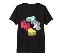 Max First Given Name Retro Isometric Block Letters Premium T-Shirt