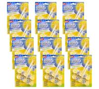 Max Flush 5 12x Citrus Sparkle Toilet Rim Block Cleaner (Twin Pack)