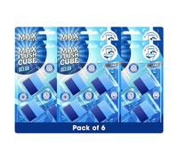 Max Flush In-Cistern Toilet Cleaner Cubes 6 Pack - 4 x 50g Each - 1.2kg Total - Ocean