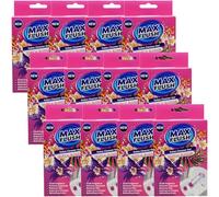 Max Flush Toilet Cleaner Gel, 12 Pack, 45ml, Up to 6 Weeks Lasting, Ocean Spray, Citrus Sparkle and Tropical Blossom Fragrances (Tropical Blossom)