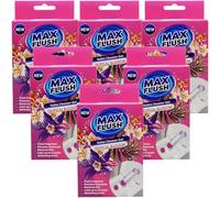Max Flush Toilet Cleaner Gel, 45ml, Pack of 6, Citrus and Tropical Blossom Fragrances, 6 Weeks Duration (Tropical Blossom)
