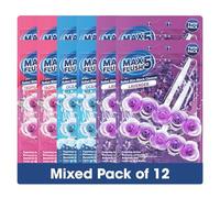 Max Flush Toilet Rim Block Cleaner, Mix, 12 Pack Twin Pack