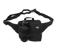 Max Fuchs Hip Bag With Water Bottle Army Style Black Cadet Walking