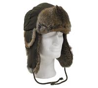 Max Fuchs Winter Beanie with fur - Olive