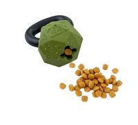 Max Fusion Kettle Bell Interactive Dog Toy, Natural Rubber Made with Nike Grind, Hi-Visibility Treat Release with Nylon Handle for Small Dogs up to 10kg