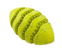 Max Fusion Spiro Football Dog Toy, XL, Yellow, Made with Nike Grind